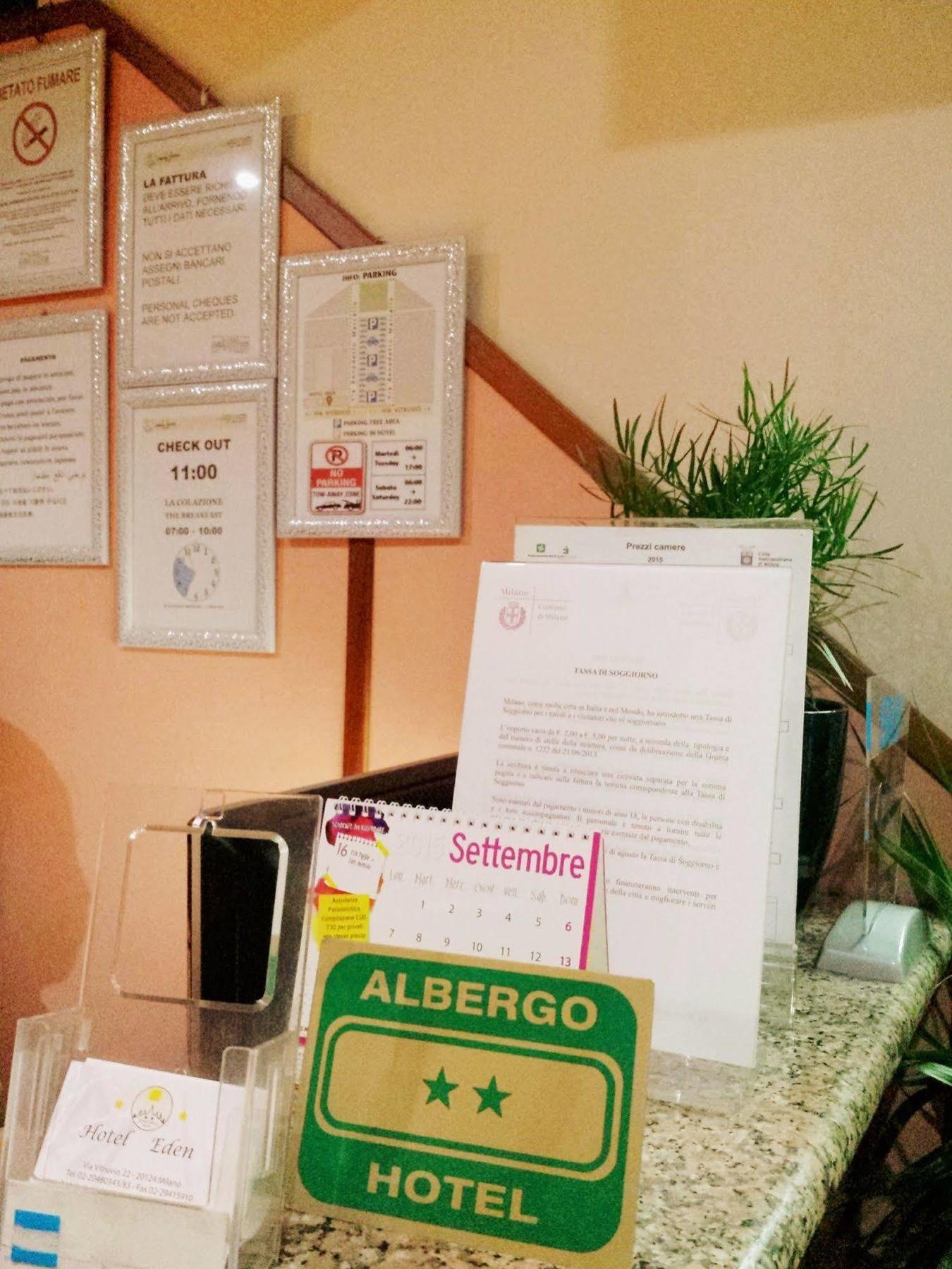 Hotel Eden Милано Екстериор снимка
